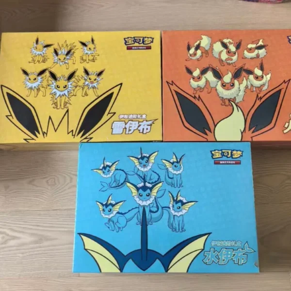 top chinese pokemon card gift box Eevee Advanced Gift Box Full Bundle: Vaporeon, Flareon, & Jolteon