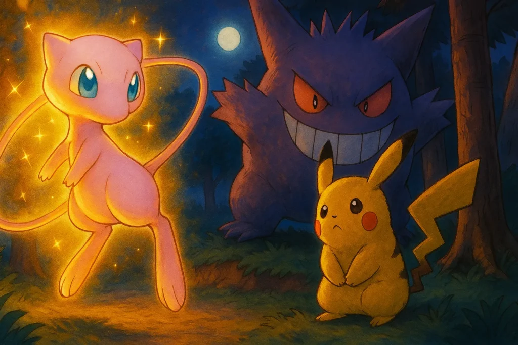 shop Pokémon Mew-EX and Pikachu Gengar cards online