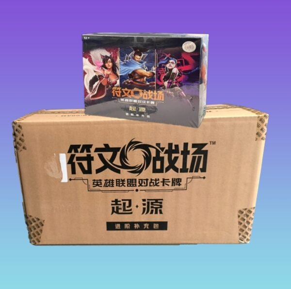 Riftbound Chinese LOL TCG Card Game Origin Jumbo Box - Brand new, genuine, unopened box of 12 boxes