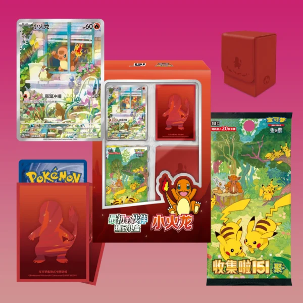 buy Simplified Chinese Pokémon Charmander 151 First Partner gift box