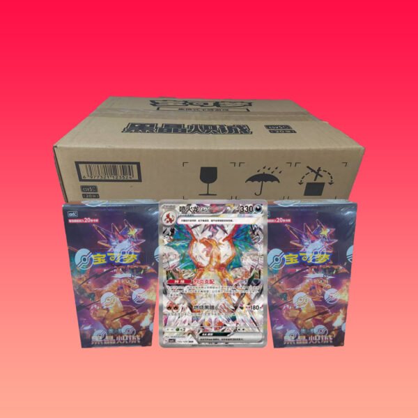 authentic Charizard V Pokemon card Dark Crystal Blaze Jumbo Booster Box outlet