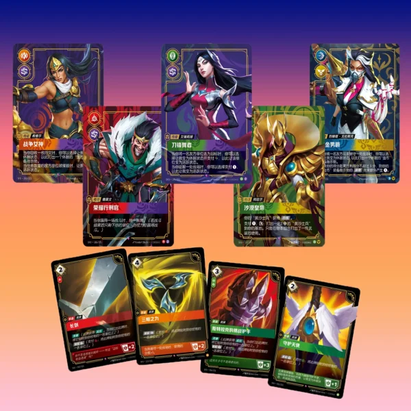 TCG Riftbound Spiritforged Set 2 Jumbo Box LOL Card List 2025