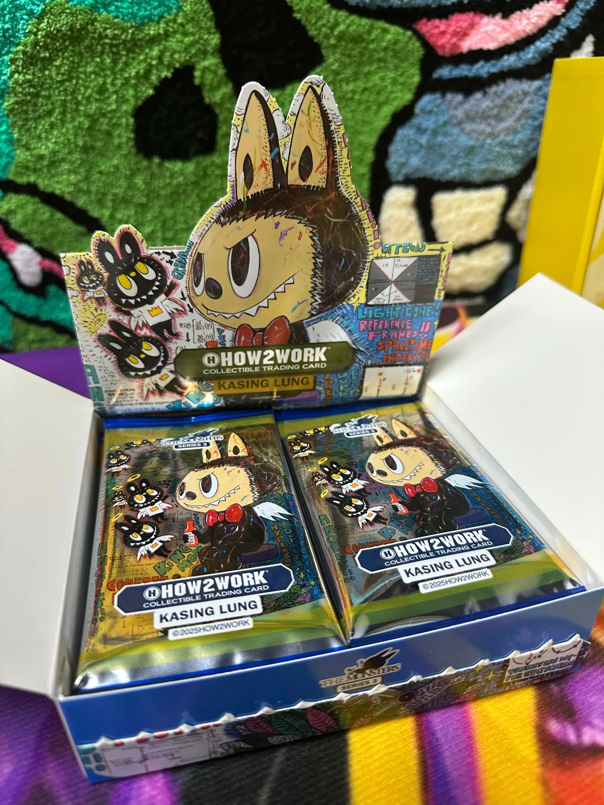 POP MART HOW2WORK CTC Monsters Series 3 collectible trading card front view