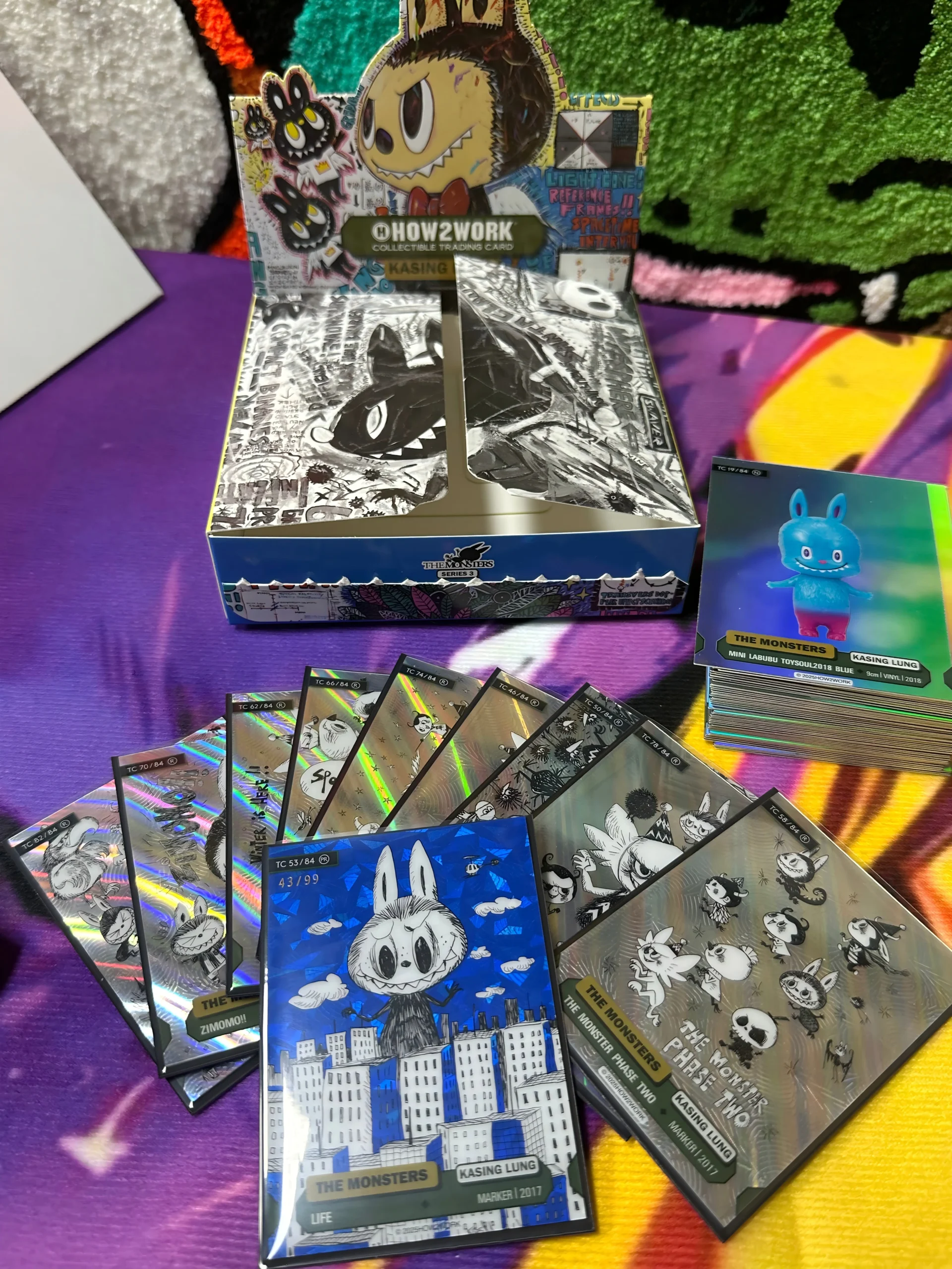 POP MART HOW2WORK CTC Monsters Series 3 collectible trading card front view