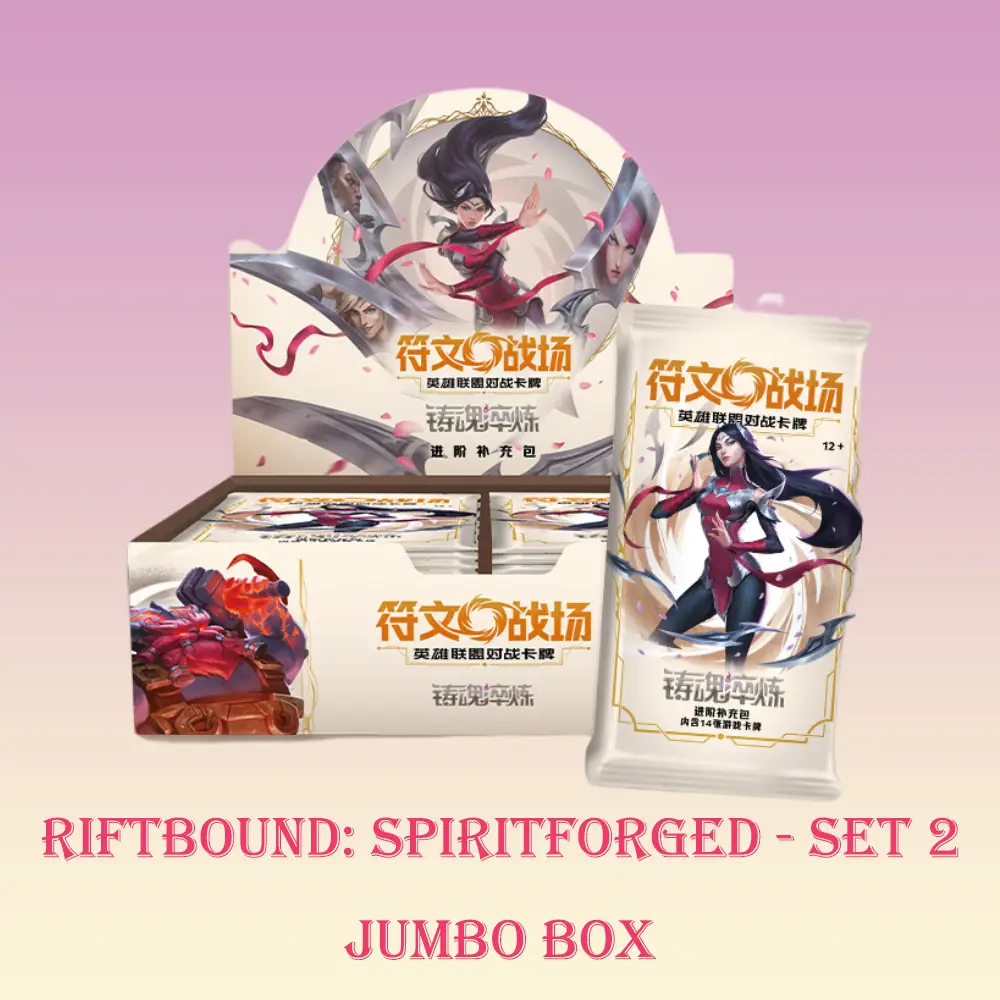 Simplified Chinese Riftbound Spiritforged - Set 2 Card List League of Legends Jumbo Box