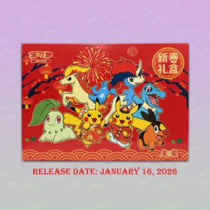 Simplified Chinese Pokémon Lunar New Year 2026 Gift Box Set authentic cards