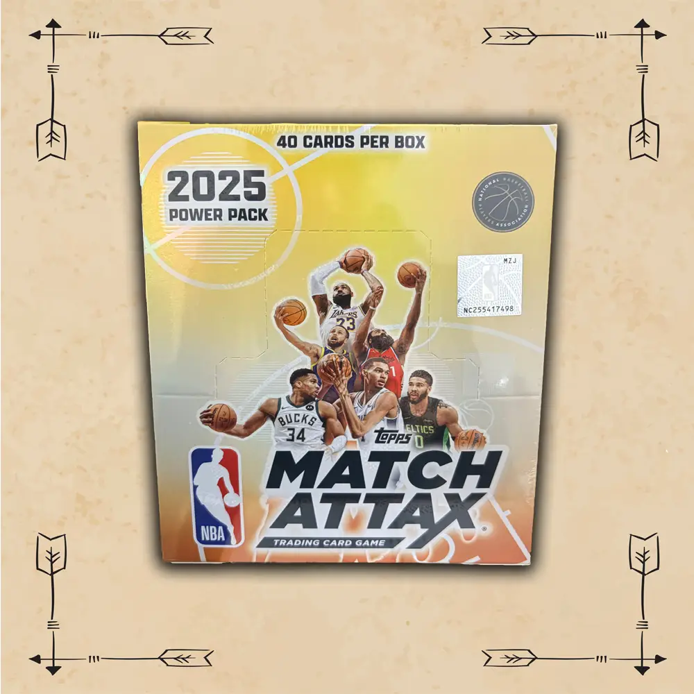 2025-26 Topps Match Attax NBA Power Pack Box featuring Cooper Flagg rookie card