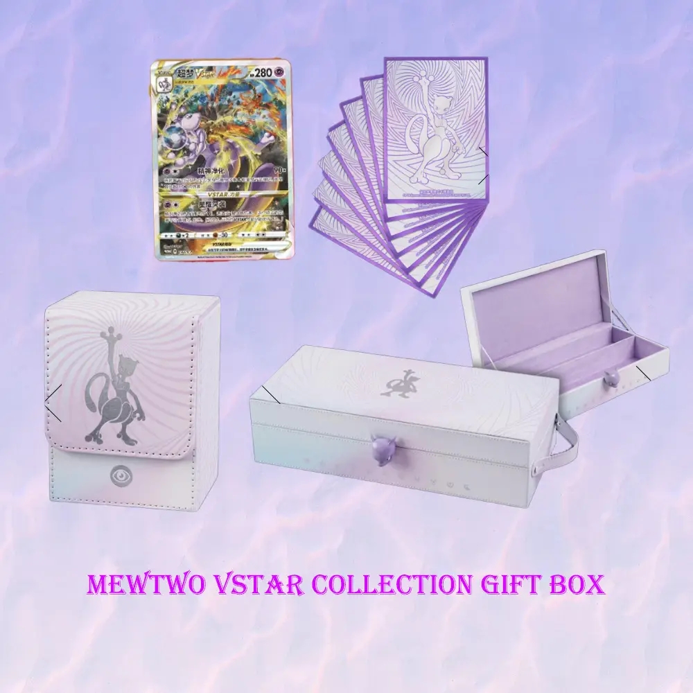 Chinese Pokémon Mewtwo V STAR Exclusive Collection Gift Box card set authentic
