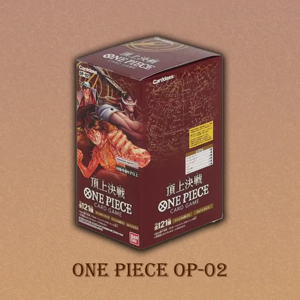 One Piece Card Game OP-02 Summit Battle Japanese booster pack authentic card