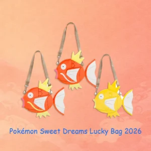 Pokémon Good Dreams Lucky Bag 2026 gift box with Magikarp themed design