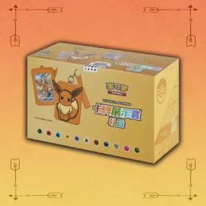 Simplified Chinese Pokémon Eevee Keychain Set Case 8 Boxes authentic collectible