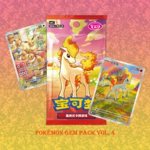 Simplified Chinese Pokémon Gem Pack Vol 4 CBB4C list Set authentic card box
