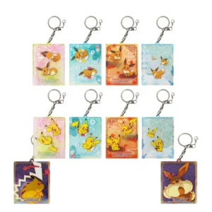 Pikachu Eevee pendant quick sand card display gift box authentic Pokemon card set