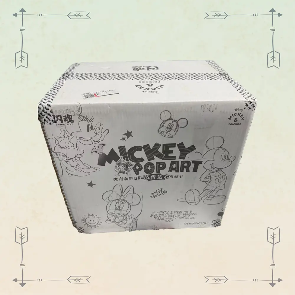 Kakawow SHINING SOUL Disney Mickey Friends collector card premium pop art style case