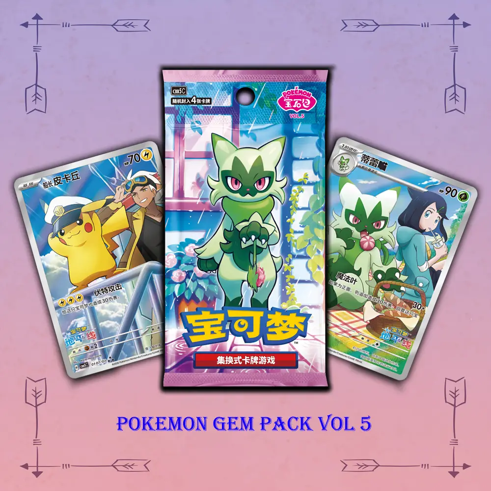 buy Pokémon Gem Pack Vol 5 Chinese booster box sealed authentic card set