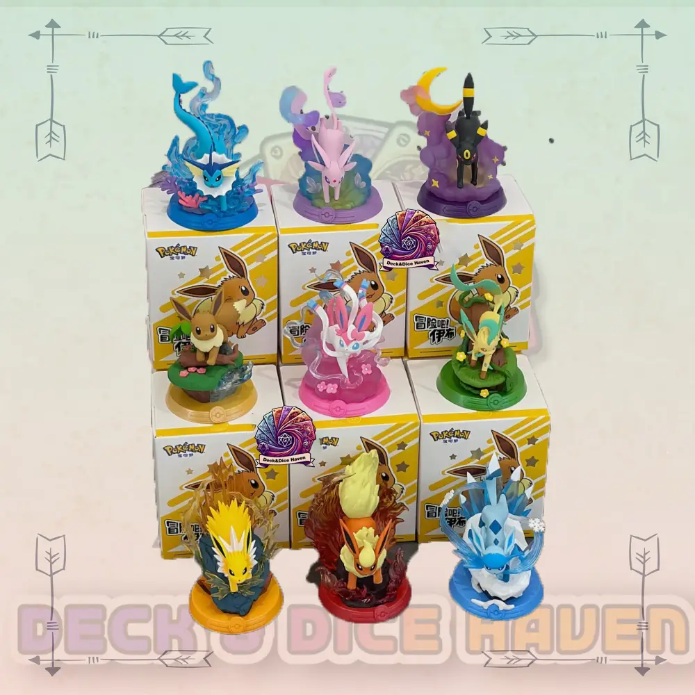 Eevee series relaxing bar themed mystery blind box figure pokemon collectible toy sale online