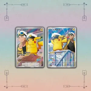 Pokemon Gems Pack Vol. 5 and Vol. 1 Captain Pikachu card set with authentic guarantee online