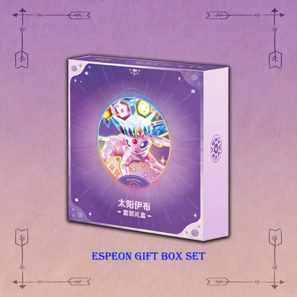 Chinese Pokemon Espeon Gift Box Set from Eevee Evolutions Collection