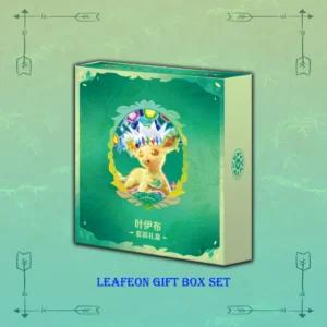 Chinese Pokemon Scarlet Violet Leafeon Gift Box Set from Eevee Evolutions Collection