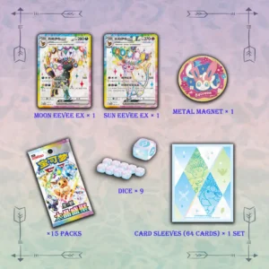 Pokemon TCG Scarlet & Violet Great Crystal Grand Gathering Eevee Evolutions Exclusive Gift Box sealed collectible product
