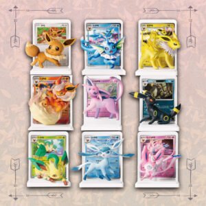 Chinese Pokemon Eeveelution Dream Painting Figure Box Vol.3 Finishing Touch Eevee Set Front View