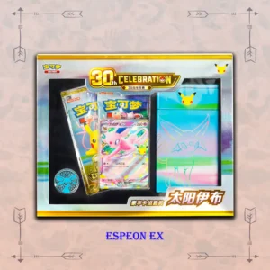 Pokemon TCG 30th Anniversary Espeon ex Deluxe Deck Set Simplified Chinese