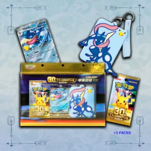 Chinese Pokemon Greninja ex 30th Anniversary Foil Card Display Set