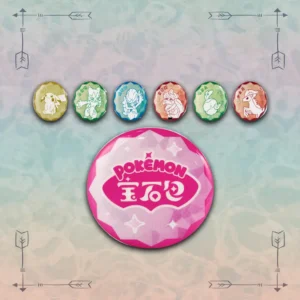 Official Pokemon TCG Gem Pack Badge Set Vol 2 Simplified Chinese